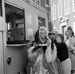 Angela Lansbury on the set of The Amorous Adventures of Moll Flanders Angela Lansbury on the set of The Amorous Adventures of Moll Flanders