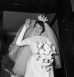 Ann Donoghue arrives for her wedding at St Patrick's Church, Soho Square, London Ann Donoghue arrives for her wedding at St Patrick's Church, Soho Square, London