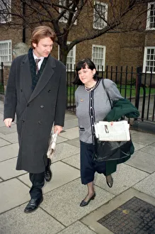 Ann Widdecombe on her way to her office, London. 11th January 1996 Ann Widdecombe on her way to her office, London. 11th January 1996