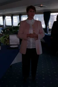 Anne Diamond TV Presenter October 1997 Who presented Claire Morton with The Nanny Anne Diamond TV Presenter October 1997 Who presented Claire Morton with The Nanny
