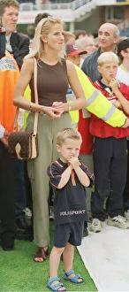 Anne Marie Gough and son Liam Gough August 1998 wife of England fast bowler Darren Anne Marie Gough and son Liam Gough August 1998 wife of England fast bowler Darren
