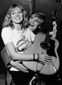 Anthony Booth actor with Julie Edge actress 1972 Anthony Booth actor with Julie Edge actress 1972