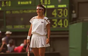 ARANTXA SANCHEZ-VICARIO V BRENDA SCHULTZ-MCCARTHY WIMBLEDON TENNIS CHAMPIONSHIPS ARANTXA SANCHEZ-VICARIO V BRENDA SCHULTZ-MCCARTHY WIMBLEDON TENNIS CHAMPIONSHIPS