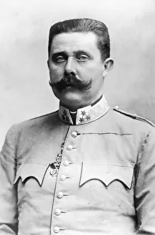 Archduke Franz Ferdinand of Austria who was assassinated along with his wife in Sarajevo Archduke Franz Ferdinand of Austria who was assassinated along with his wife in Sarajevo