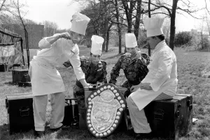 Army Cooking Competition The team from the 29th Commando Unit who won the Field Army Cooking Competition The team from the 29th Commando Unit who won the Field