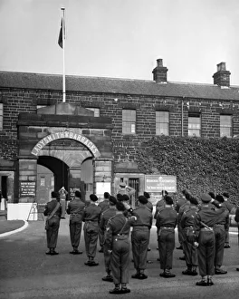 Army: For the first time since 1940 the Manchester Regiment flag was hoisted today at Army: For the first time since 1940 the Manchester Regiment flag was hoisted today at