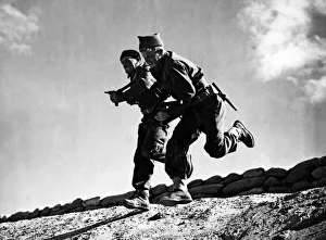 When the Army makes an assault landing in enemy occupied country When the Army makes an assault landing in enemy occupied country