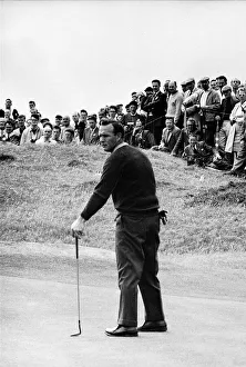 Arnold Palmer contemplates his shot at the British Golf Open Arnold Palmer contemplates his shot at the British Golf Open