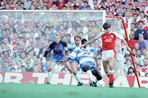 Images Dated 17th August 1991: Arsenal 1-1 QPR, League Division One match action, Highbury, Saturday 17th August 1991