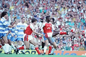 Images Dated 17th August 1991: Arsenal 1-1 QPR, League Division One match action, Highbury, Saturday 17th August 1991