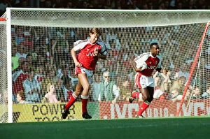 Images Dated 7th September 1991: Arsenal 1 v. Coventry 2. Tony Adams and Michael Thomas. 7th September 1991