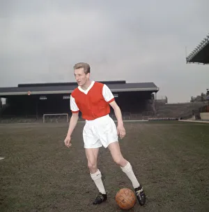 Arsenal footballer George Eastham training at Highbury. Circa 1963 Arsenal footballer George Eastham training at Highbury. Circa 1963