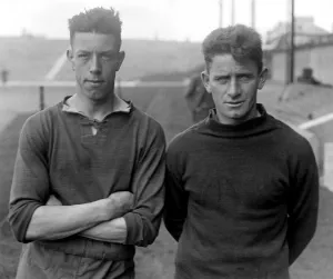 Arsenal footballers - April 1927 Bill Seddon and Billy Milne Arsenal footballers - April 1927 Bill Seddon and Billy Milne
