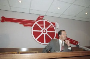 Arsenal manager George Graham speaks at a press confernce at Highbury Arsenal manager George Graham speaks at a press confernce at Highbury