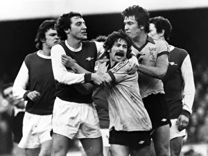 Arsenal v Sunderland league match at Highbury February 1977 Arsenal v Sunderland league match at Highbury February 1977