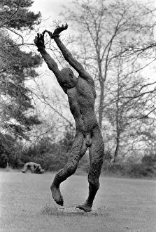 Art: Sculpture: Artist: Mrs. Cartwright's Bronzes. 'Leda and the Swan" Art: Sculpture: Artist: Mrs. Cartwright's Bronzes. 'Leda and the Swan"