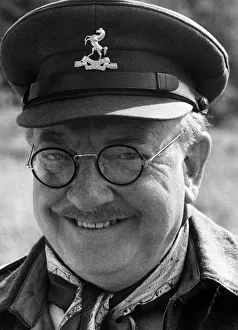 Arthur Lowe who plays Captain Mannering in the BBC Series Dads Army seen here in between Arthur Lowe who plays Captain Mannering in the BBC Series Dads Army seen here in between