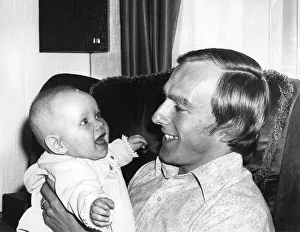 Aston Villa football Ray Graydon with his five-month-old daughter Aston Villa football Ray Graydon with his five-month-old daughter