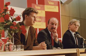 Athlete Steve Cram Steve Cram shows his support for the Labour Party by Athlete Steve Cram Steve Cram shows his support for the Labour Party by