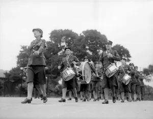 The ATS Marching band during WW2 - 1941 Women doing mens jobs during the war The ATS Marching band during WW2 - 1941 Women doing mens jobs during the war