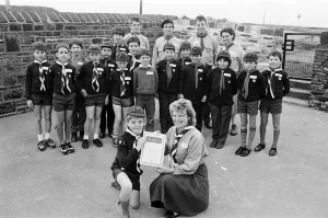 Attention... young Craig Kain had a week of double celebration - he was presented with Attention... young Craig Kain had a week of double celebration - he was presented with