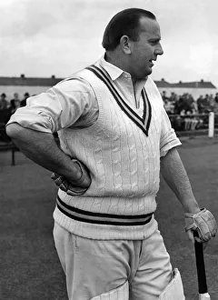 Australian cricketer Cecil Pepper. June 1954 P005631 Australian cricketer Cecil Pepper. June 1954 P005631