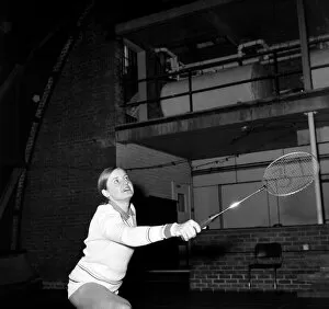 Images Dated 17th March 1975: Badminton. Champion. Gillian Gilks. March 1975 75-01482-001