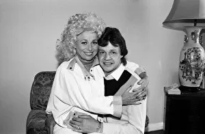 Images Dated 23rd May 1984: Barbara Windsor with her boyfriend Stephen Hollings. 23rd May 1984