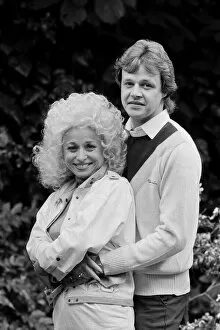 Images Dated 23rd May 1984: Barbara Windsor with her boyfriend Stephen Hollings. 23rd May 1984