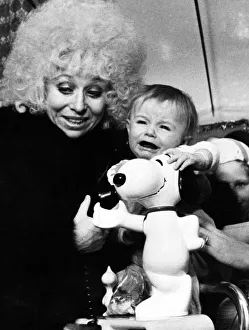 Barbara Windsor paid an early Christmas call to sick children yesterday-and bought a Barbara Windsor paid an early Christmas call to sick children yesterday-and bought a