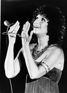 Barbra Streisand Singer in concert in the United States 1977 Barbra Streisand Singer in concert in the United States 1977