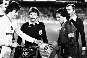 Images Dated 19th January 1983: Barcelona 1-0 Aston Villa, European Super Cup 1st leg match at the Nou Camp, Barcelona