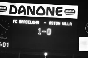 Images Dated 19th January 1983: Barcelona 1-0 Aston Villa, European Super Cup 1st leg match at the Nou Camp, Barcelona