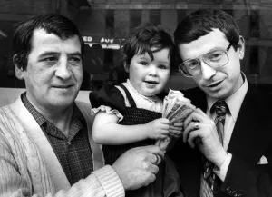 Barrow boys, Albert Sayers (right), with his daughter Margaret Esther Sayer Barrow boys, Albert Sayers (right), with his daughter Margaret Esther Sayer