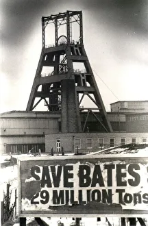 Bates Pit, Blyth, threatened with closure, February 1986 Bates Pit, Blyth, threatened with closure, February 1986