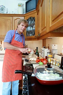 BBC Radio Cleveland presenter Colin Bunyan preparing a meal in his kitchen BBC Radio Cleveland presenter Colin Bunyan preparing a meal in his kitchen