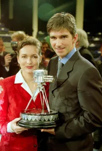 Bbc Sports Personality Of The Year Award Winner Damon Hill With His Wife Gorgie Bbc Sports Personality Of The Year Award Winner Damon Hill With His Wife Gorgie