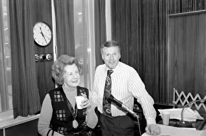 Images Dated 2nd January 1975: The BBC upset Mrs. Barbara Castle on Jimmy Young Show also Dr. B. Lewis