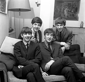 The Beatles 1963 Ringo Starr, Paul McCartney, John Lennon The Beatles 1963 Ringo Starr, Paul McCartney, John Lennon
