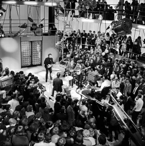 The Beatles appearing on the television Show Around the Beatles 6 May 1964 The Beatles appearing on the television Show Around the Beatles 6 May 1964
