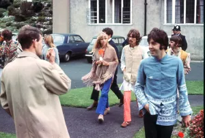 The Beatles at Bangor University on 26 August 1967 attending the Maharishi's course The Beatles at Bangor University on 26 August 1967 attending the Maharishi's course