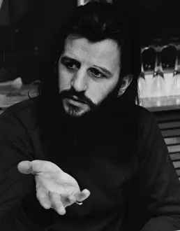 The Beatles drummer Ringo Starr at his office in the Apple Corperation March 1972 The Beatles drummer Ringo Starr at his office in the Apple Corperation March 1972