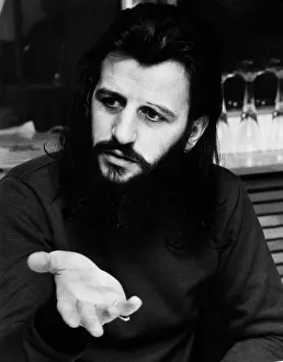 The Beatles drummer Ringo Starr at his office in the Apple Corperation March 1972 The Beatles drummer Ringo Starr at his office in the Apple Corperation March 1972