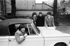 The Beatles February 1965 John Lennon passes his driving test The Beatles February 1965 John Lennon passes his driving test