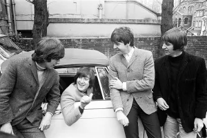 The Beatles February 1965 John Lennon passes his driving test The Beatles February 1965 John Lennon passes his driving test