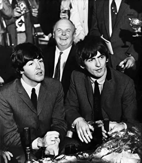 The Beatles hold a press conference at Speke Airport, Liverpool as they arrive in The Beatles hold a press conference at Speke Airport, Liverpool as they arrive in