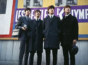 The Beatles Pop Group in Paris Members of the band left to right: Paul McCartney The Beatles Pop Group in Paris Members of the band left to right: Paul McCartney
