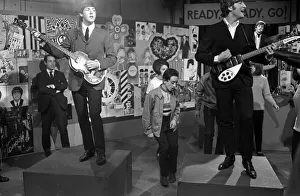 The Beatles at Television House, Kingsway, for an appearance on the television Show " The Beatles at Television House, Kingsway, for an appearance on the television Show "