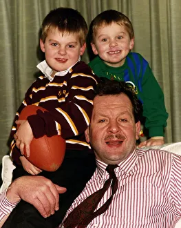 Bill Beaumont Ex Rugby TV Presenter with sons Bill Beaumont Ex Rugby TV Presenter with sons