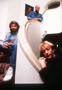 Bee Gees at Robin gibbs 12th Century Home in Thame, Berkshire Bee Gees at Robin gibbs 12th Century Home in Thame, Berkshire